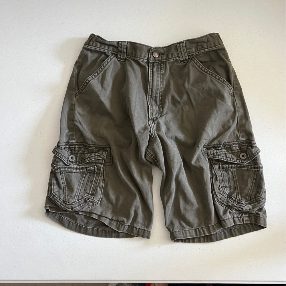Wrangler Olive Cargo Shorts